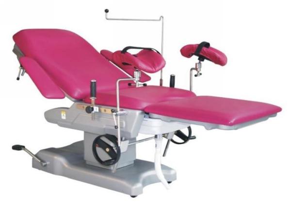 Medical Gynecological Anti Rust Steel Structure Hydraulic Obstetrics Table