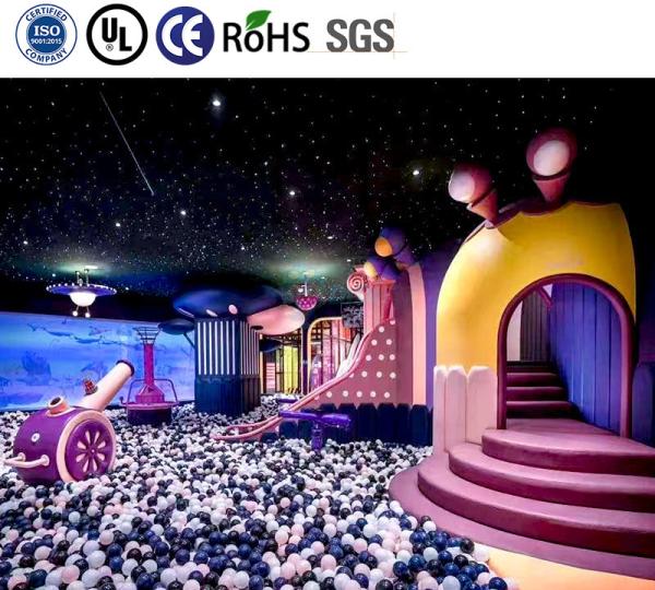 Entretenimento Equipamento recreativo interior com escorrega e bolas do oceano ODM / OEM
