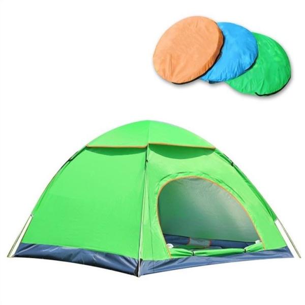 Beach Tent Sun Shelter - Portable Sun Shade Instant Tent for Beach Carrying Bag, Stakes, 6 Sand Pockets, Anti UV