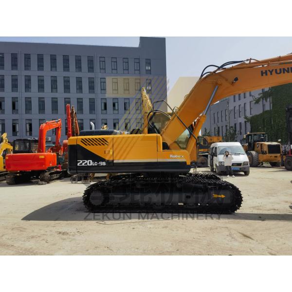 2019 Hyundai 220 220-9 Excavadora de segunda mano original de Corea con 22 toneladas de peso operativo
