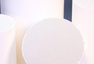 Round SCR Ceramic Catalyst Carrier , Honeycomb Ceramic Monolith Support