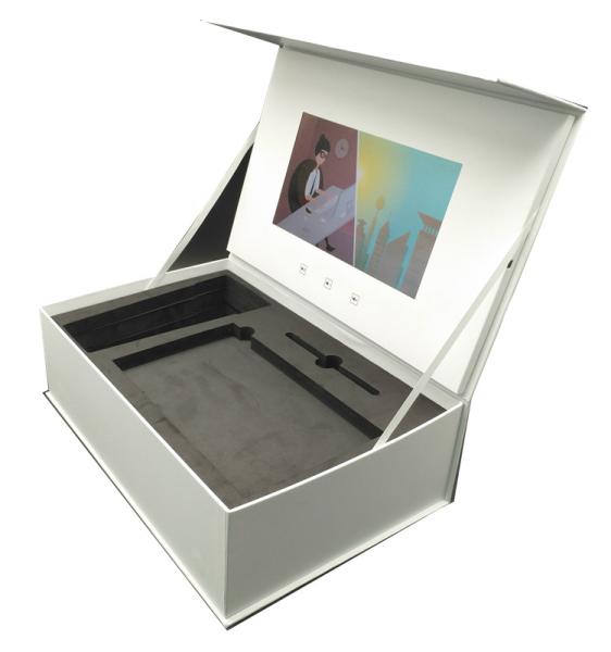 LCD video mailer box for corporate gift, LCD video screen package box for video marketing UK