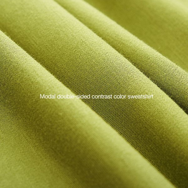 Modal Cotton Blend Long Sleeve Top, Soft Stretch Casual Basic Tee | OEM & ODM Supported, Custom Logo, Fabric & Color Available