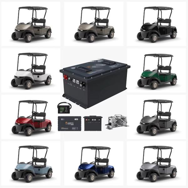 OEM 36V 48V 72V Lithium LiFePO4 Golf Trolly Batteries Pack 100Ah 200Ah