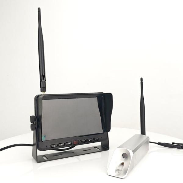 2412MHz - 2484MHz Forklift Wireless Camera System 7 Inch Wireless Rear View Camera