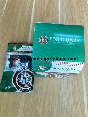 Sacos impressos verde do Humidor do charuto da caixa de exposição BOPP