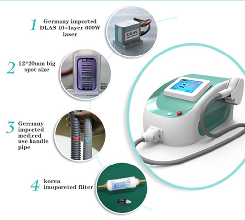 Diode laser hair removal