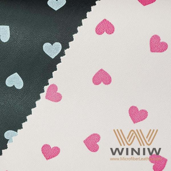 PU Faux Printed Synthetic Leather Fabric 0.5mm - 0.8mm Thickness For Pants