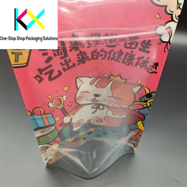 Double Size Stand Up Plastic Pouch Bags Customizable Moisture Resistance