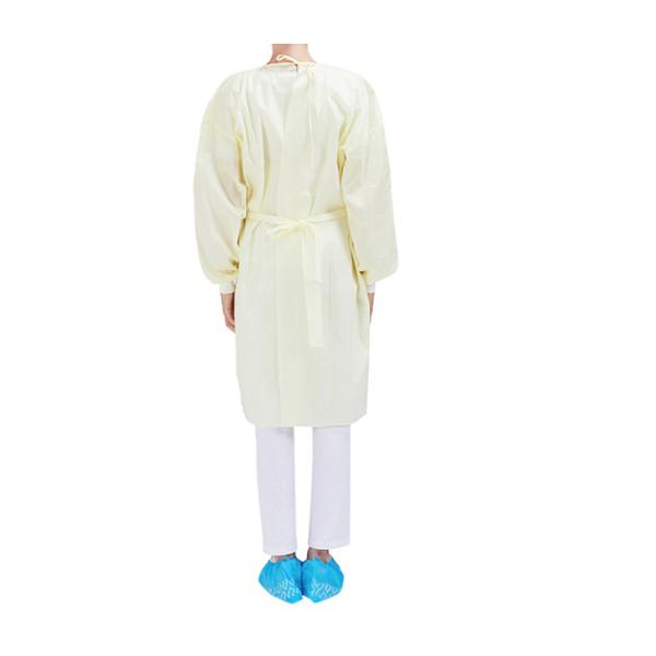 Non-woven Lightweight Long Sleeve Gowns for Lengthy Wear