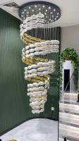 Dragon egg chandelier Art Golden Egg Chandelier Hotel Villa Ballroom Lobby Mall atrium Sandbox staircase loft