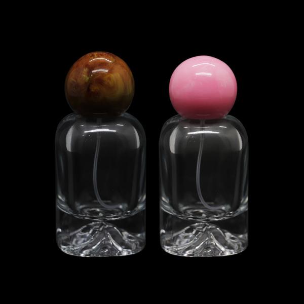 Custom Crystal 30ml 50ml  Glass Perfume Bottles | Luxury Hand-polished Gold-stamped Logo | B2B Wholesale