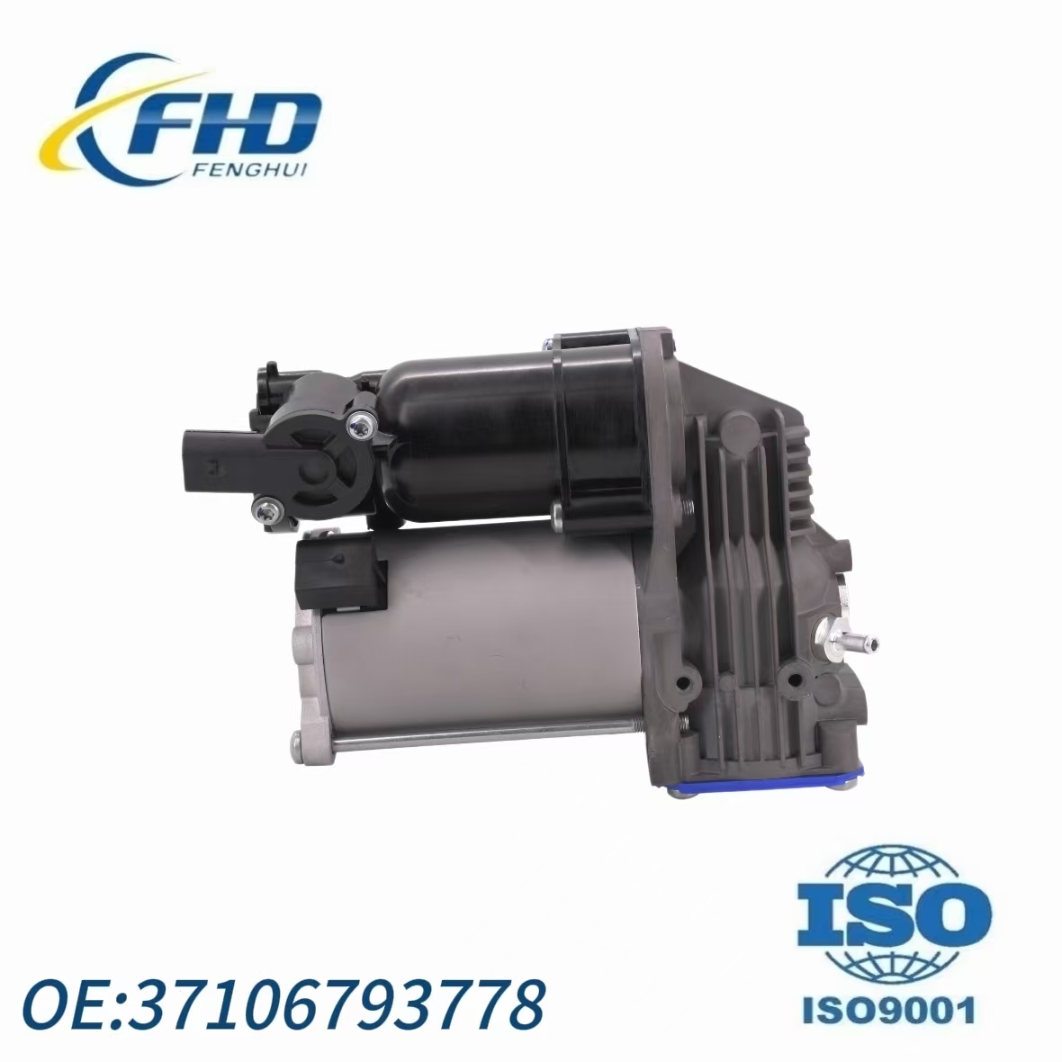 BMW 5 Series E61 Air Suspension Compressor Pump with Thermal Overload Protection and Integrated Air Dryer