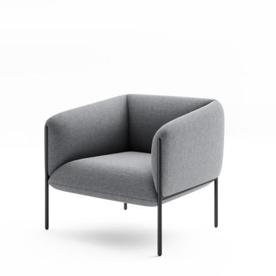 Minimalist Design Modern Office Sofa Single Lounge Chair 425mm Height For Small Spaces
