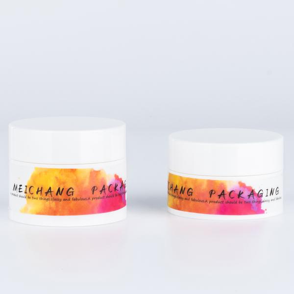 Customizable 30g 50g Plastic pp Round Airless Jar for Face Cream Eye Cream Cosmetic Packaging