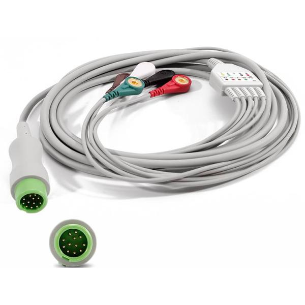Mindray T5 T6 T8 ECG EKG Cable 12 Pins