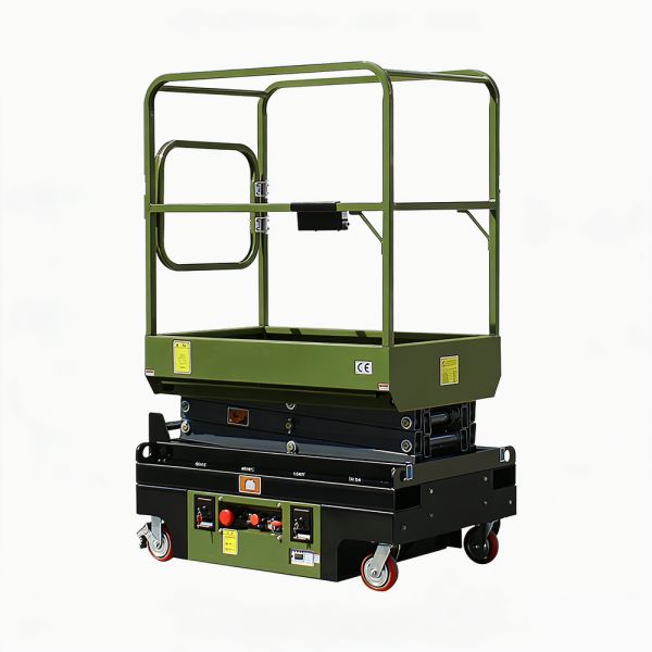 529 Lbs Mobile Personnel All Terrain Scissor Lift Aerial Work Platform High Performance