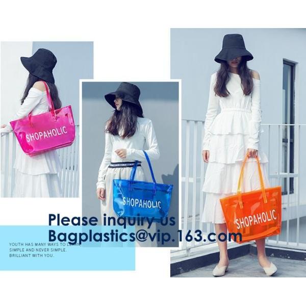 Designer Bag,Lady Fancy Bag,Wholesale PVC Beach Bag,Women Summer Beach Bag Vinyl PVC Tote Handbags Shoulder bags