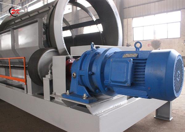 Material Primary Vibratory Screen Separator 0.8M Diameter Compost And Stone Drum Sieve