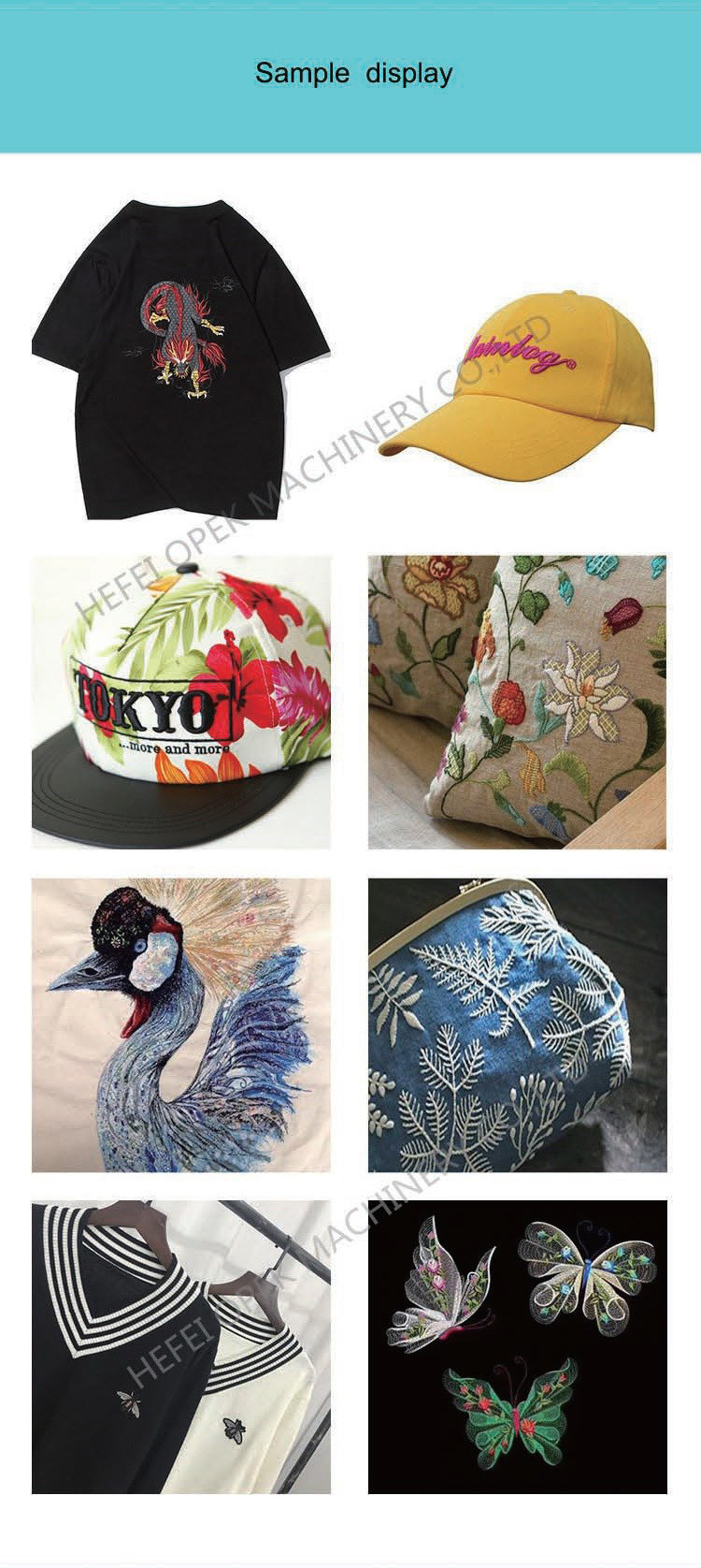 6 Heads Taping Embroidery Machine for Garments and Caps Versatile Embroidery Solution