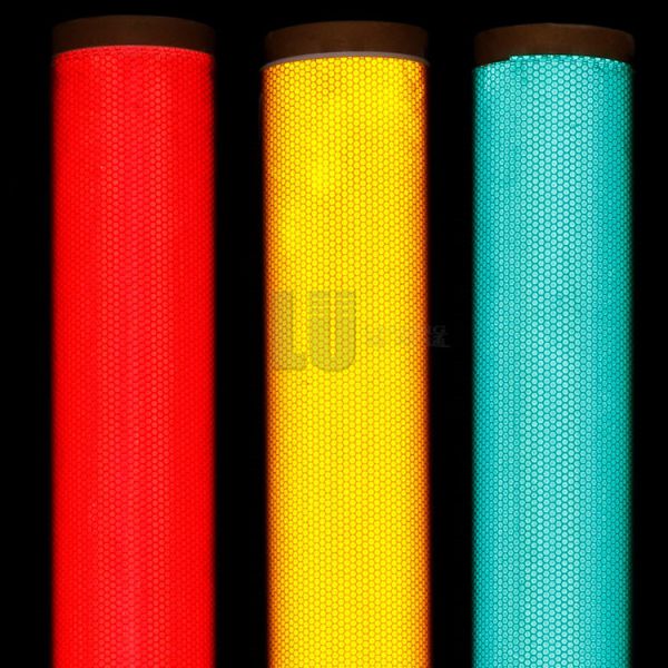 RA2 Glass beads self adhesive Reflective tape sticker for traffic barrier cone sleeve signs