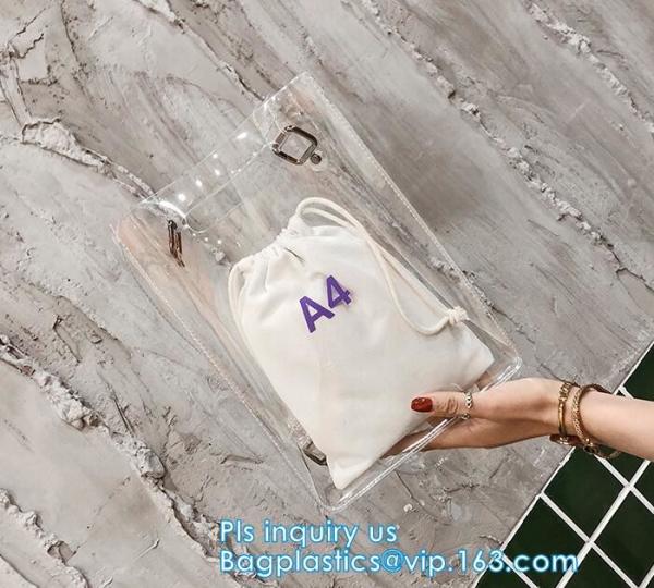 Crystal PVC Transparent Women Fashion Handbag, PVC Women Bags Tote Beach Handbags, China bagease PVC handbag manufacture