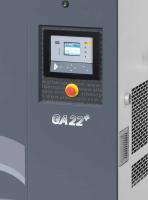 Compresseur d'air à vis rotatif d'atlas à injection d'huile de la série Ga+ de 22 kW