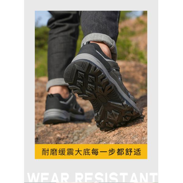 Soles intermédiaires anti-poignardement en Kevlar, orteils en acier noir, microfibre volante, chaussures de travail tricotées pour la sécurité industrielle