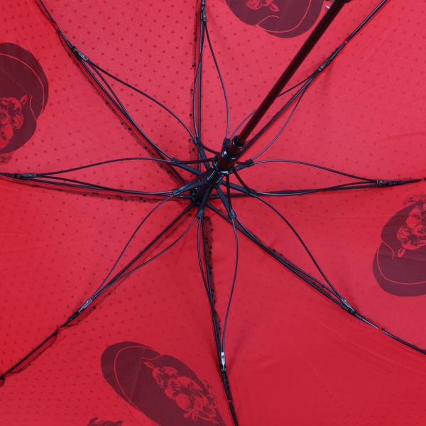 Compact Wind Resistant Umbrella , 23 Inch Ladies Walking Stick Umbrella