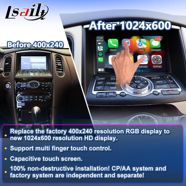Lsailt Android Multimedia Video Interface for Infiniti EX35 With Wireless Carplay android auto