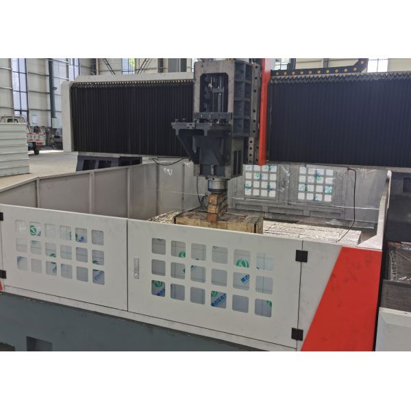 250mm Thickness CNC Gantry Metal Plate Steel Drilling Machine 22/30KW Servo Spindle Motor Power