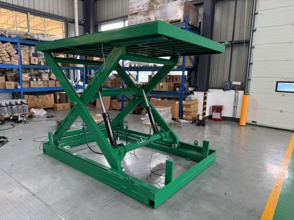 Fixed Hydraulic Adjustable Scissor Lift Table 500kg For Laoding Bay
