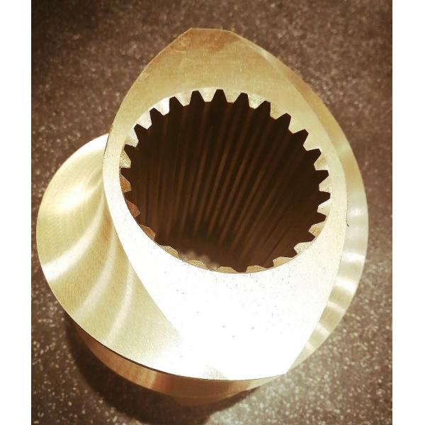 Полировка алюминиевых бронзовых экструдерных винтовых элементов 2