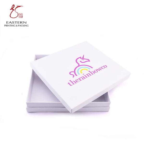 Customized Quantity Paperboard Gift Box with Lid | Scarf Packaging