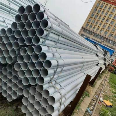 Round Galvanized Steel Pipe Tube Hot Dipped Welded ISO SGS Certificate