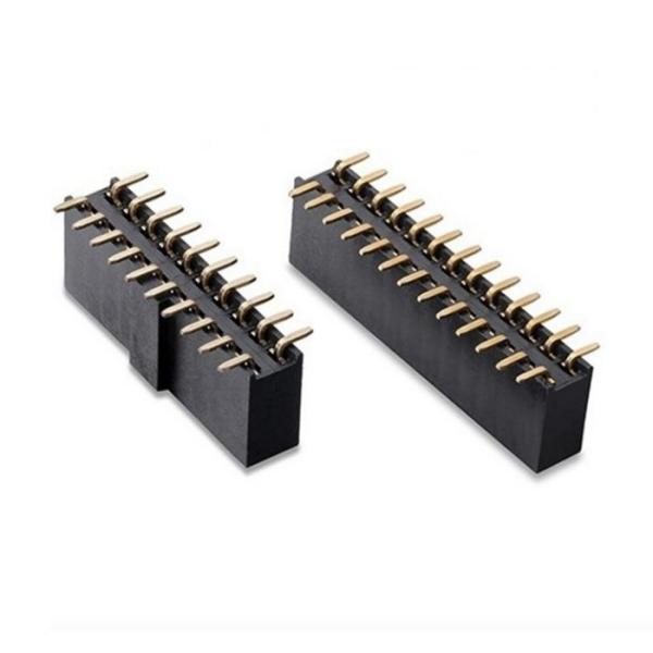 2.0MM Pitch Female Header Dual Row 180Degree Dip Connector