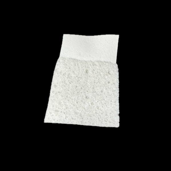 White Biodegradable Compressed Cellulose Sponge for Kitchen Cleaning