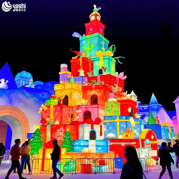 Outdoor Giant Artificial Christmas Tree Lights 6m with Waterproof Fabric