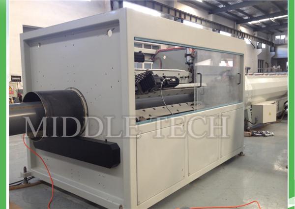 10 Bar Pvc Pipe Making Machine , Bimetallic Twin Screw Extruder WEG Motor