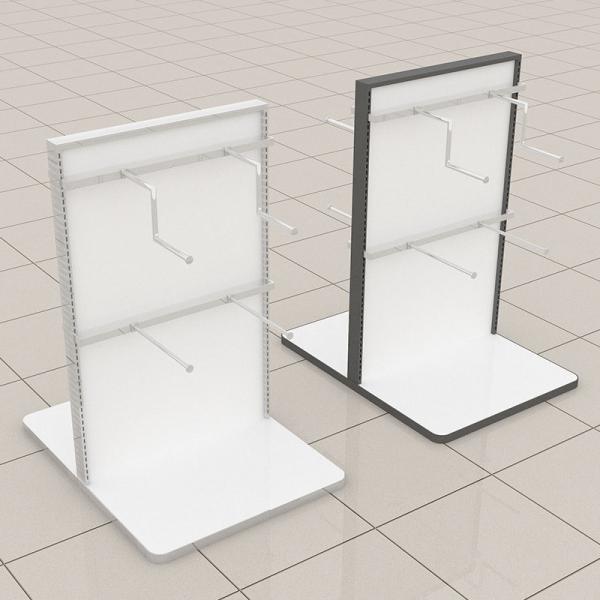 Modern Transparent Display Pegboard Stand for Sneaker Storage and Clothing Display