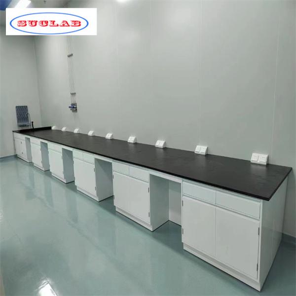As Drawing Number of Holes Hooks and a Light Chemistry Lab Workbench