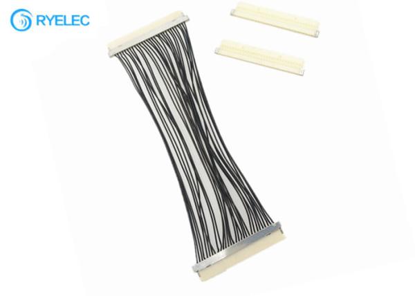Cabo DF19G do cabo flexível de 30 Pin Lvds - passo de 30S Hirose 1.0mm a DF19G-30S para a tevê/DVD com 30awg
