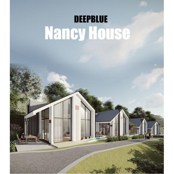 Интеграция Prefab светлого блока гостиницы дома железного каркаса оптимальная с ландшафтом