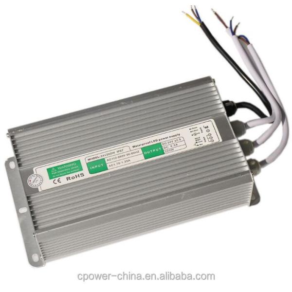 Waterproof Outdoor DC Power Supply Adapter 12V 24V 30W 60W 100W 200W for LED