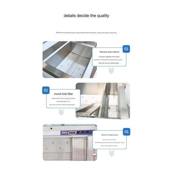 100kg/h Capacity Eddy Current Ozone Disinfection Vegetable Washing Machine for Hotels