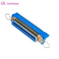 O conector fêmea R/A do PWB do Pin de Centronic 50 com grampo da caução e fechamento da placa certificou o UL