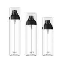 recipientes cosméticos plásticos do espaço livre de 100ml 120ml 150ml com o pulverizador fino da névoa