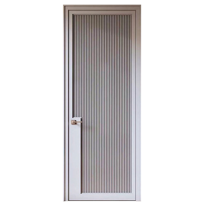 Composite Internal Room Wood Wpc Door Interior Doors Manufacturer Wholesale Price Waterproof for Bathroom With Smart Lock
