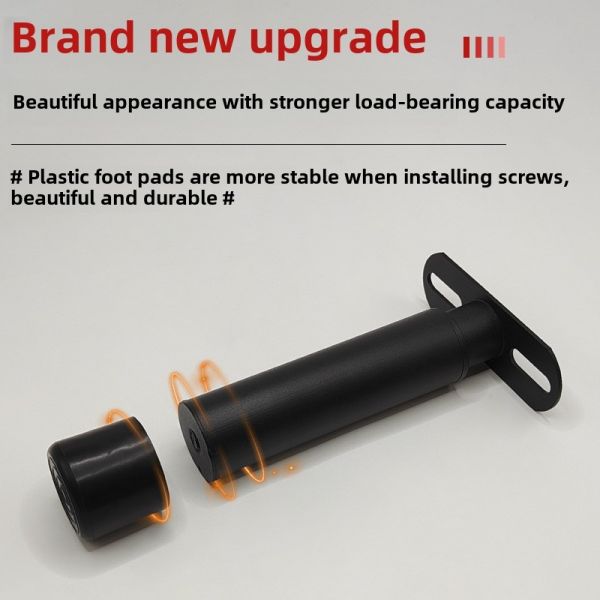 New T-type Black Thickened Adjustable Sofa Legs Simple Advanced Metal Furniture Table Legs
