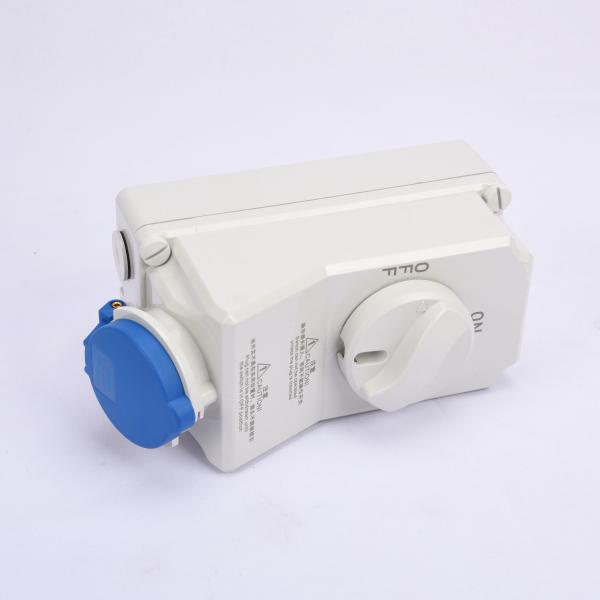 Interlocked IP44 63 Amp Electric Male Female Socket